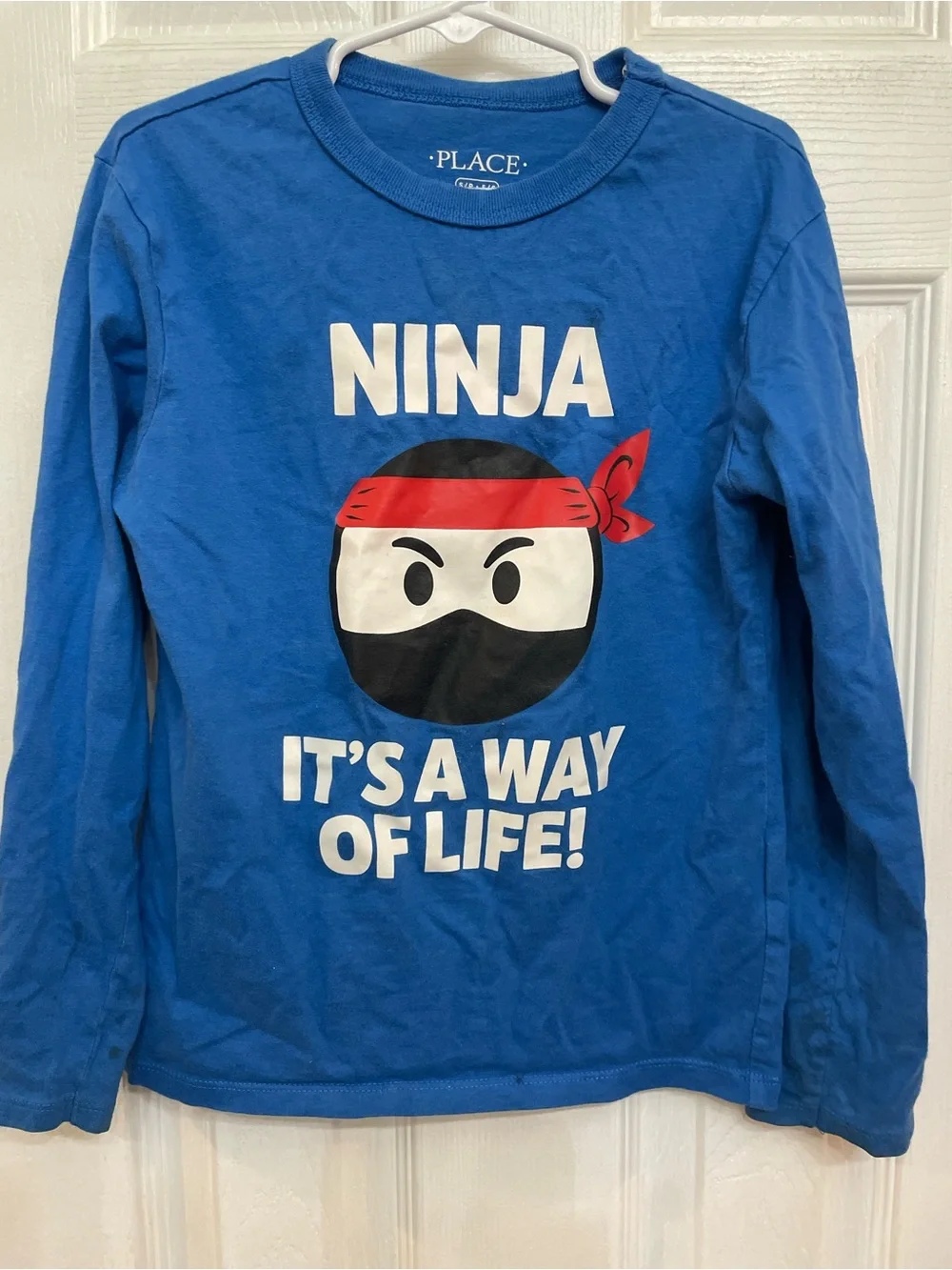 The Children's Place Royal Blue 'Ninja' Graphic Long Sleeve Tee